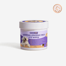 HICC Pet®  Hypoallergenic Pet Eye Wipes For Cats, 100 Pads