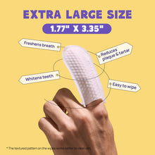 HICC Pet® Pet Dental Finger Wipes For Dogs, Unscented, Large Size, 50 Pcs