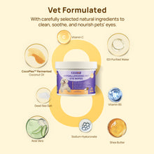 HICC Pet®  Hypoallergenic Pet Eye Wipes For Cats, 100 Pads