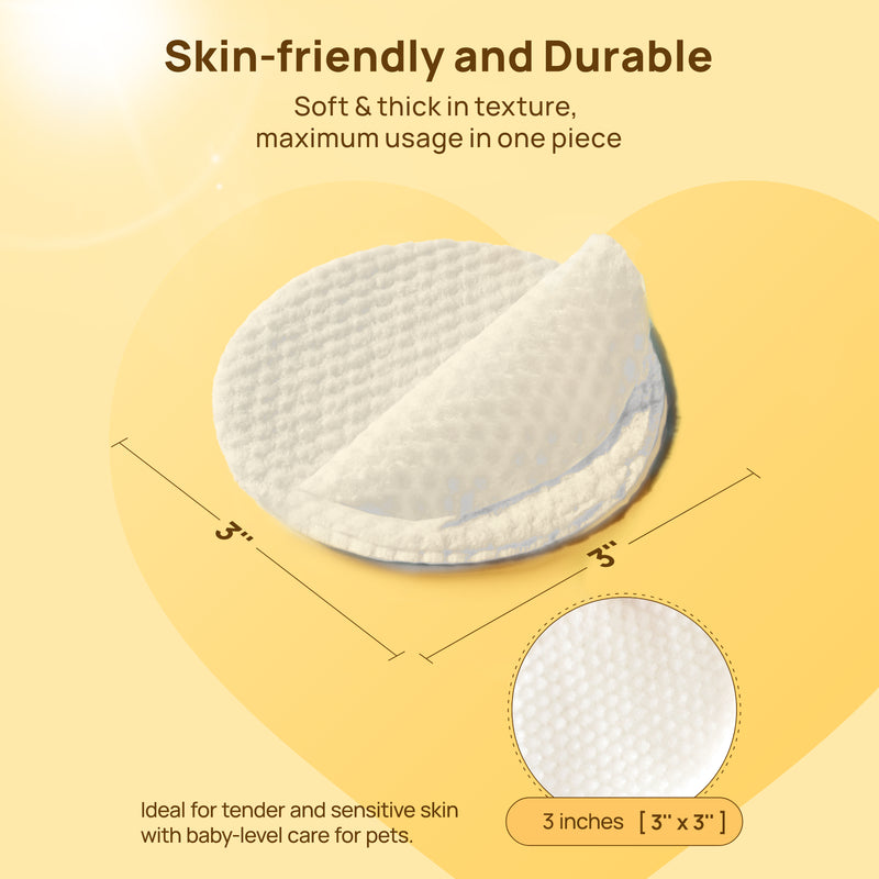 HICC Pet®  Hypoallergenic Pet Eye Wipes For Cats, 100 Pads