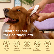 HICC Pet® Pet Ear Relief Finger Wipes For Cats, 50 Pcs