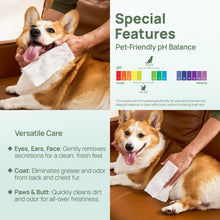 HICC Pet® Flushable Pet Anal Gland Wipes For Dogs, 100 Pcs