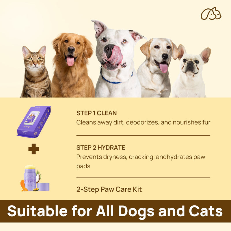HICC Pet Paw Care Kit for Dogs & Cats