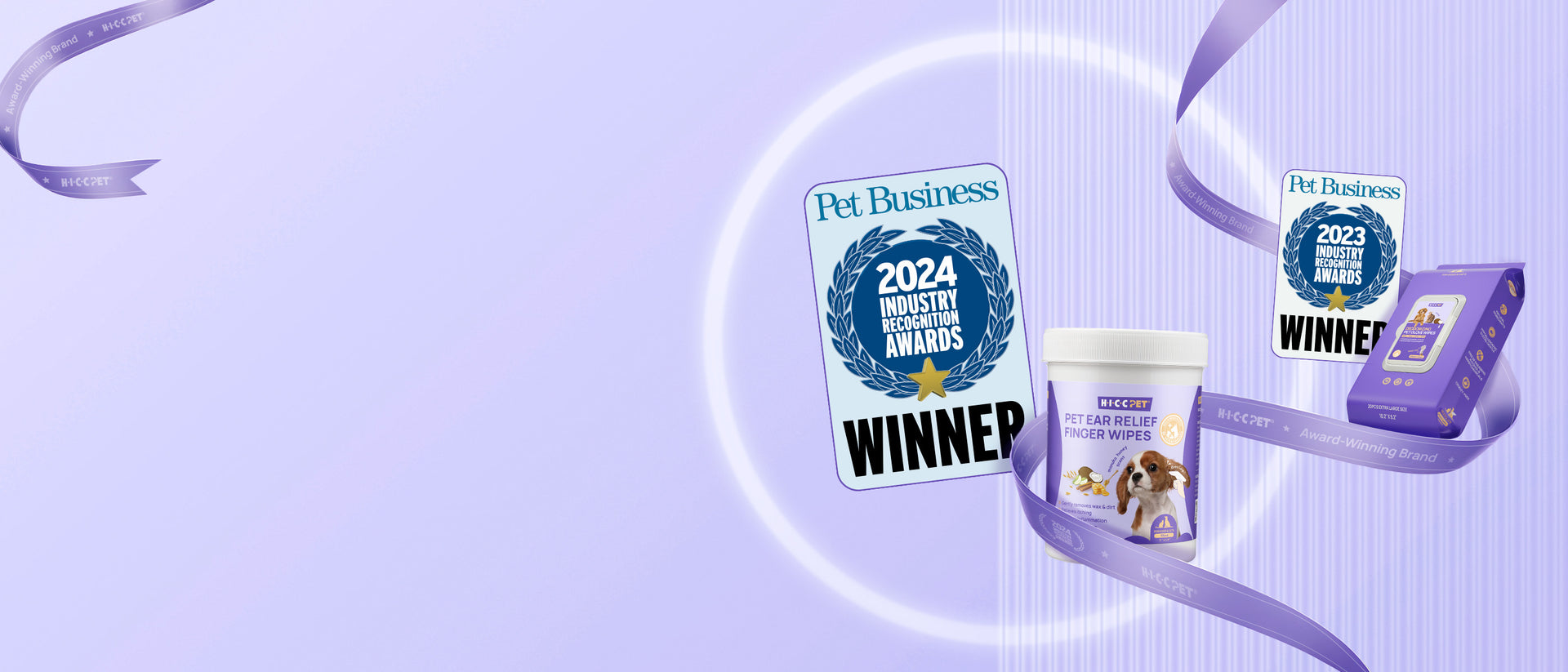 Award-Winning Pet Ear Wipes